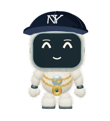 Navy-cap Buddy with a fixed belly camera · large concept